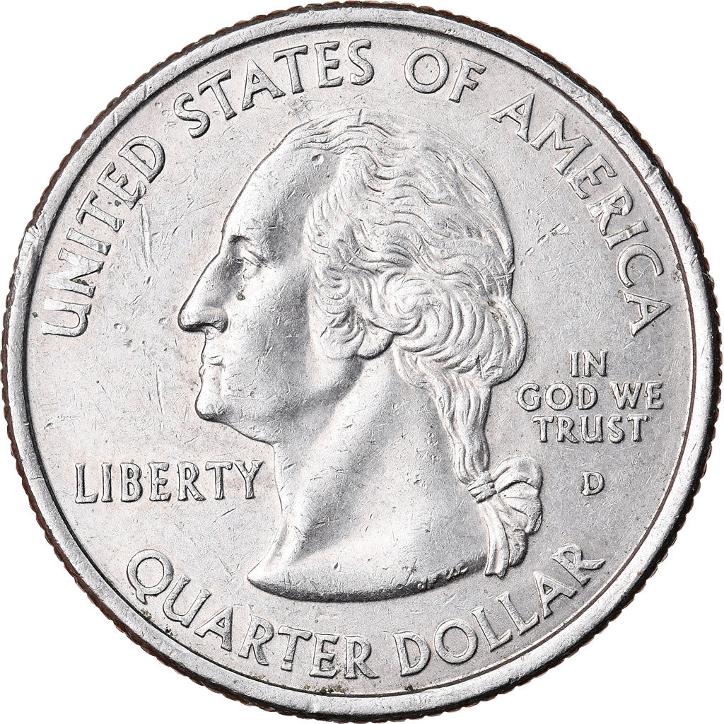 Moneta, Stati Uniti, Quarter, 2001, U.S. Mint, Denver, BB, Rame ricoperto in