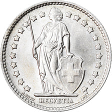 Coin, Switzerland, Franc, 1963, Bern, EF(40-45), Silver, KM:24