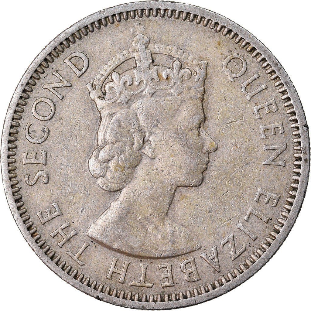 Munten, Staten van de oostelijke Caraïben, Elizabeth II, 25 Cents, 1965, FR+
