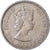 Coin, East Caribbean States, Elizabeth II, 25 Cents, 1965, VF(30-35)
