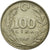 Moneda, Turquía, 100 Lira, 1987, MBC, Cobre - níquel - cinc, KM:967