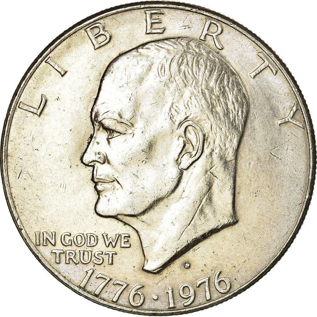 Coin, United States, Eisenhower Dollar, Dollar, 1976, U.S. Mint, Denver