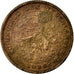 Coin, Netherlands, Wilhelmina I, 1/2 Cent, 1936, VF(30-35), Bronze, KM:138