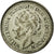 Munten, Nederland, Wilhelmina I, 10 Cents, 1936, ZF+, Zilver, KM:163