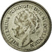 Coin, Netherlands, Wilhelmina I, 10 Cents, 1936, AU(50-53), Silver, KM:163