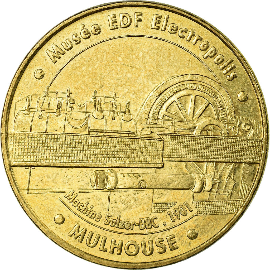 France, Token, Touristic token, Mulhouse - Musée EDF n°1, Arts & Culture