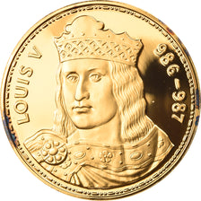 France, Médaille, Les Rois de France, Louis V, History, SPL+, Vermeil