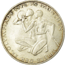 Moneta, Niemcy - RFN, 10 Mark, 1972, Munich, EF(40-45), Srebro, KM:132