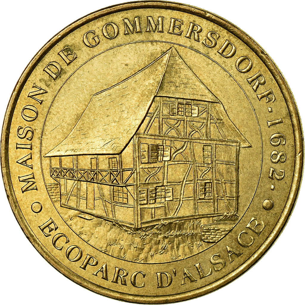 Francia, Token, Touristic token, Ungersheim - Maison de Gommersdorf - Ecoparc