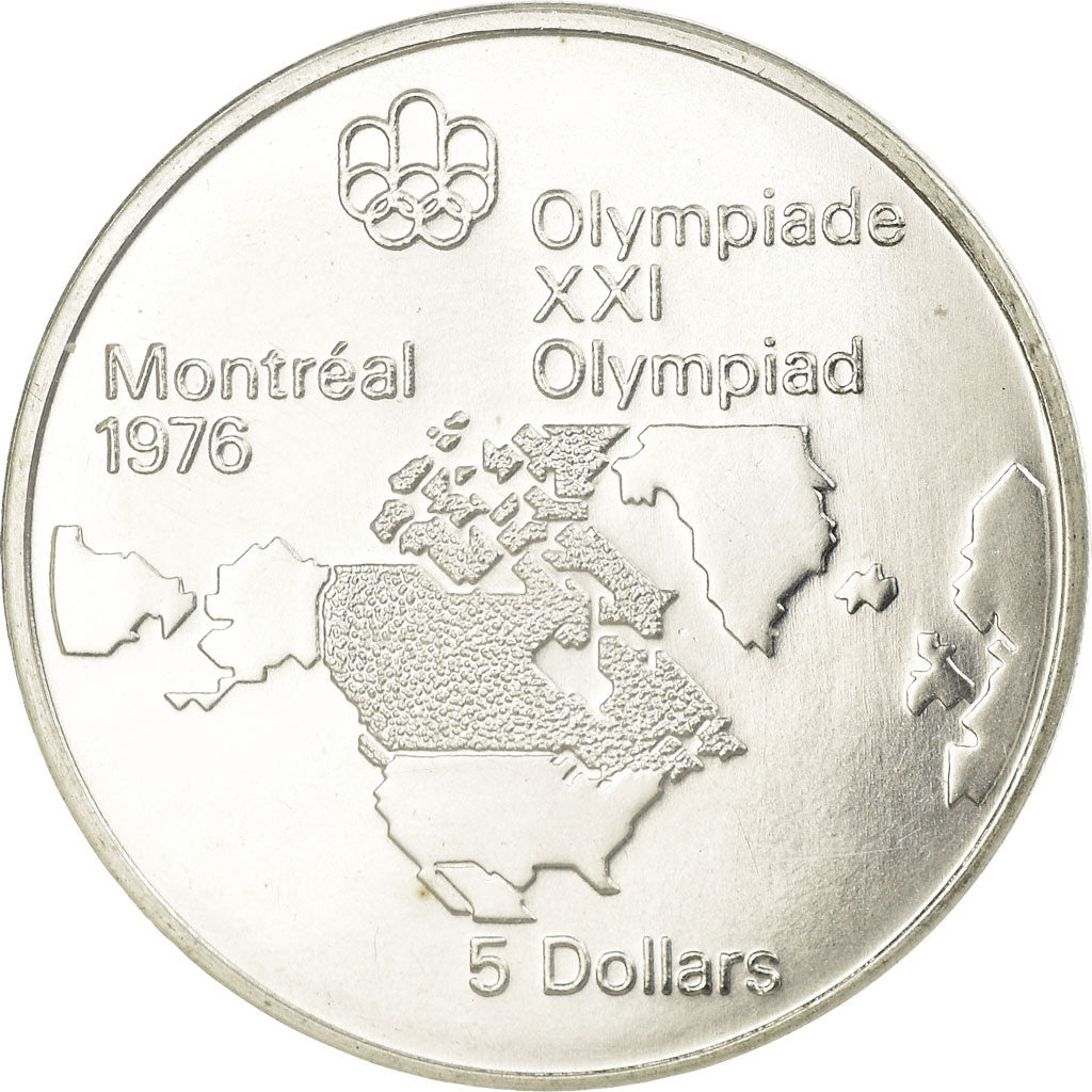 Coin, Canada, Elizabeth II, 5 Dollars, 1973, Royal Canadian Mint, Ottawa