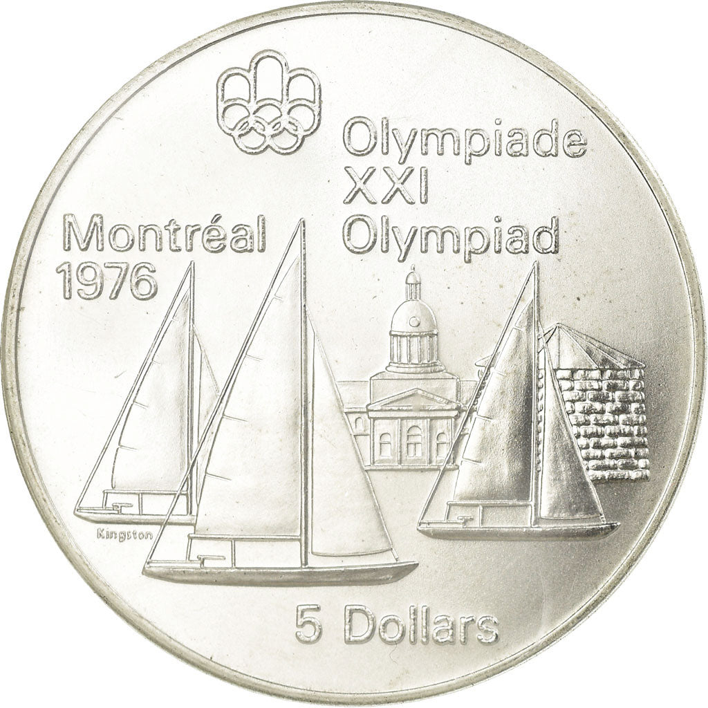 Coin, Canada, Elizabeth II, 5 Dollars, 1973, Royal Canadian Mint, Ottawa