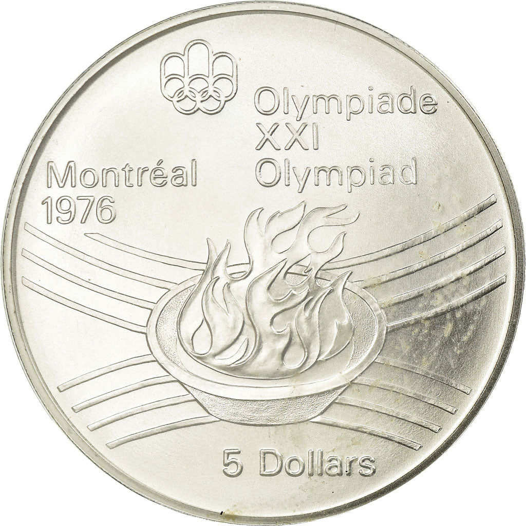 Coin, Canada, Elizabeth II, 5 Dollars, 1976, Royal Canadian Mint, Ottawa
