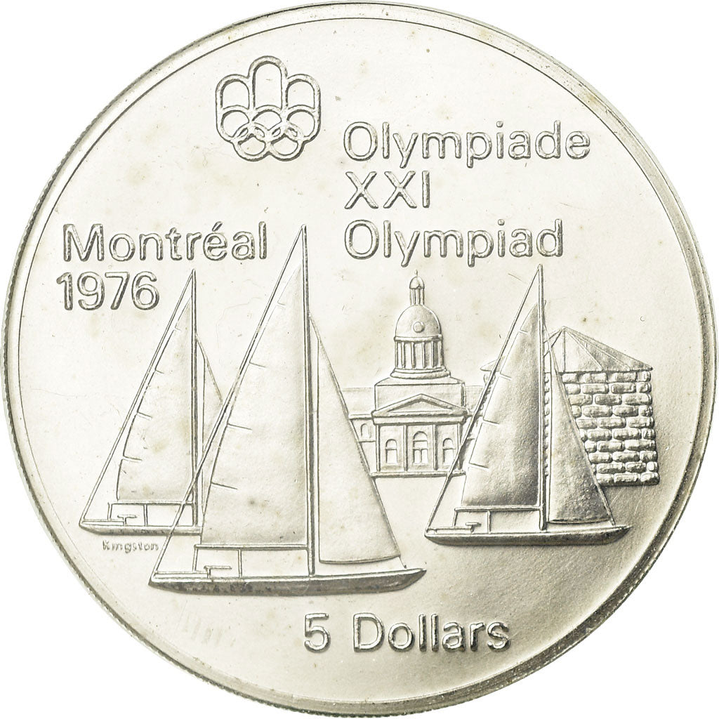 Coin, Canada, Elizabeth II, 5 Dollars, 1973, Royal Canadian Mint, Ottawa