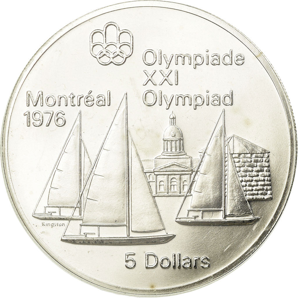 Coin, Canada, Elizabeth II, 5 Dollars, 1973, Royal Canadian Mint, Ottawa