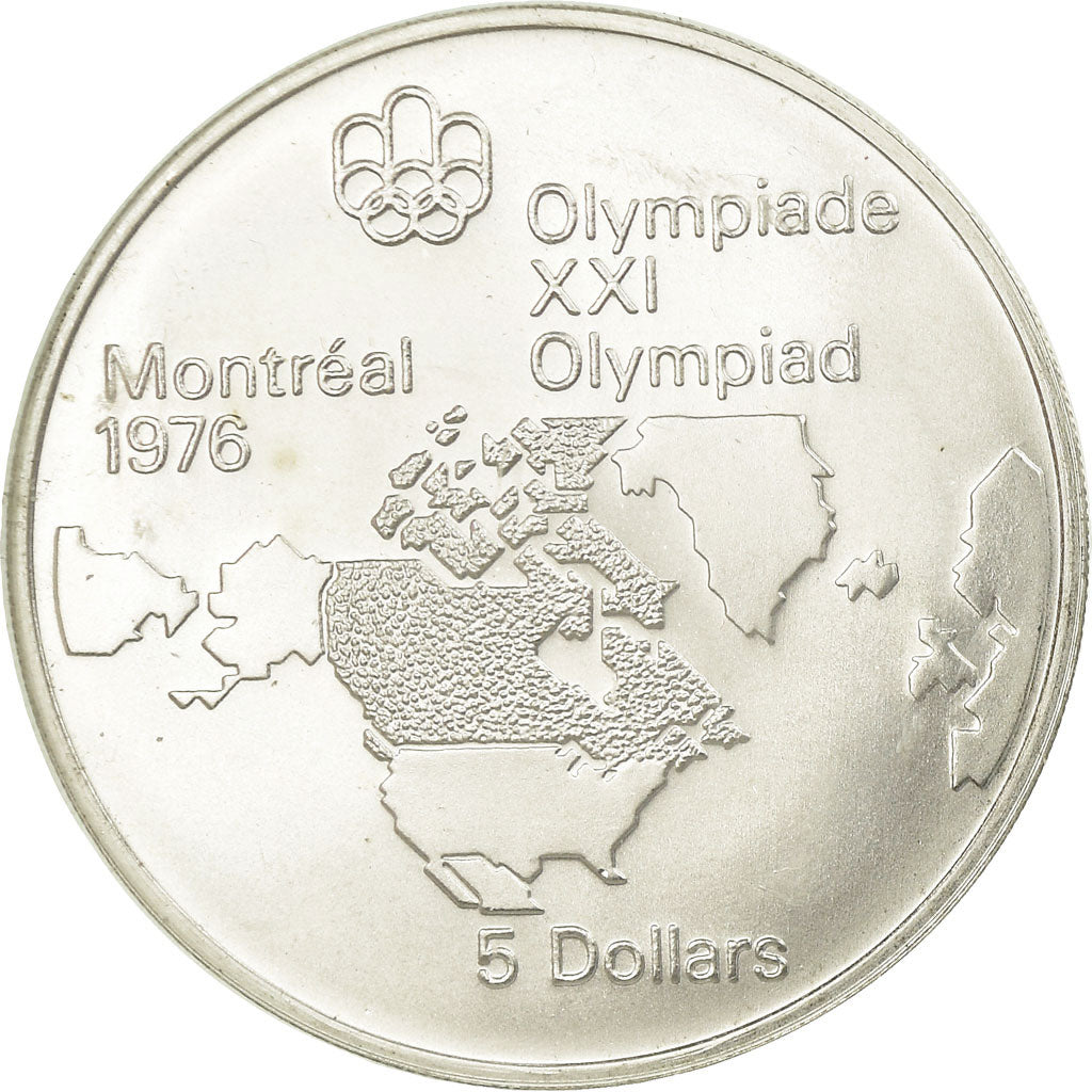 Moneta, Canada, Elizabeth II, 5 Dollars, 1973, Royal Canadian Mint, Ottawa, FDC