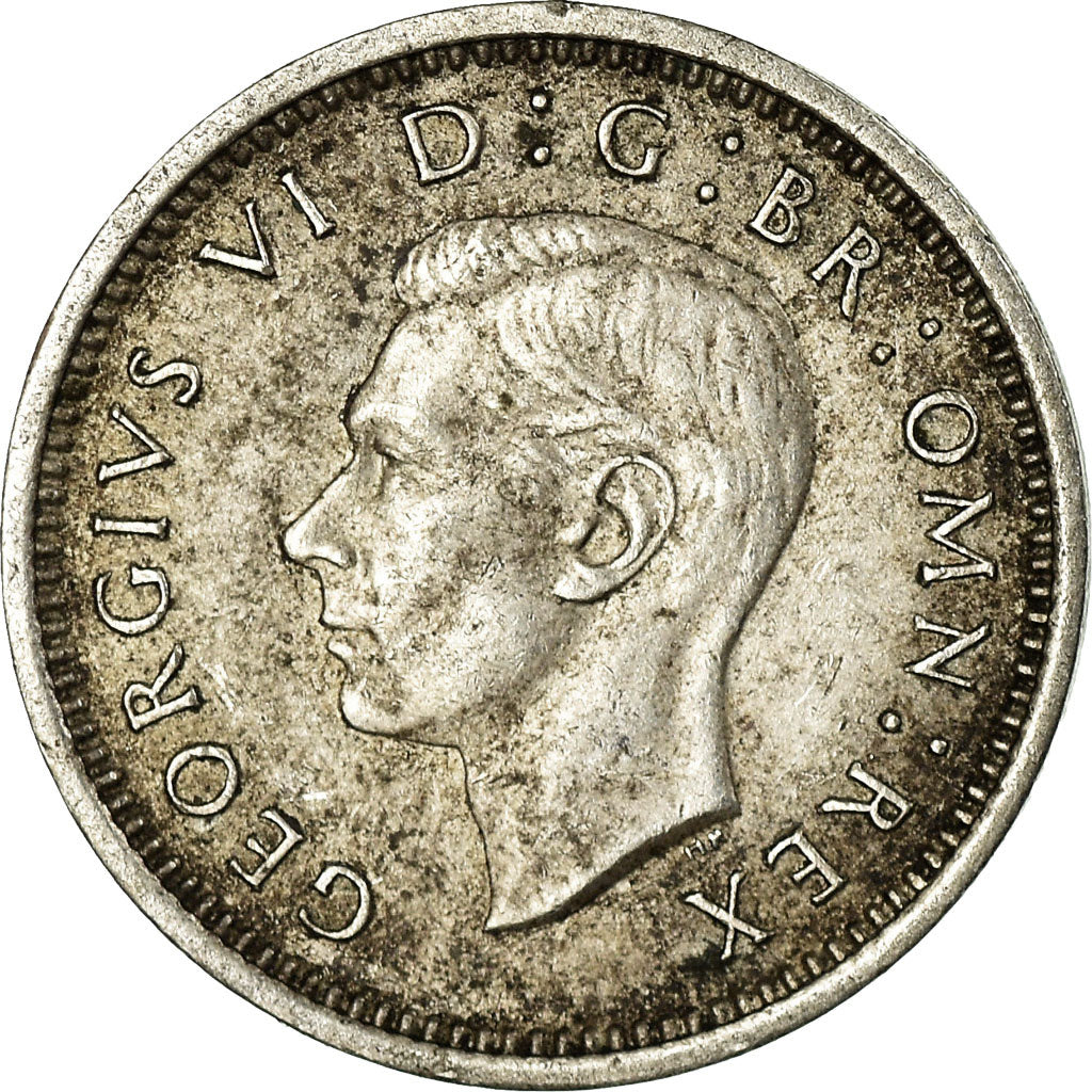 Münze, Großbritannien, George VI, 3 Pence, 1938, SS, Silber, KM:848