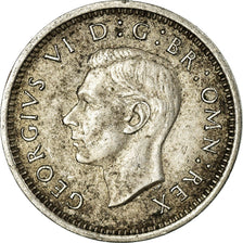 Coin, Great Britain, George VI, 3 Pence, 1938, EF(40-45), Silver, KM:848