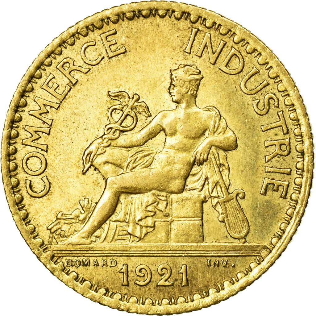 Coin, France, Chambre de commerce, Franc, 1921, Paris, MS(60-62)