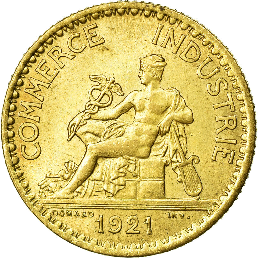 Coin, France, Chambre de commerce, Franc, 1921, Paris, MS(60-62)