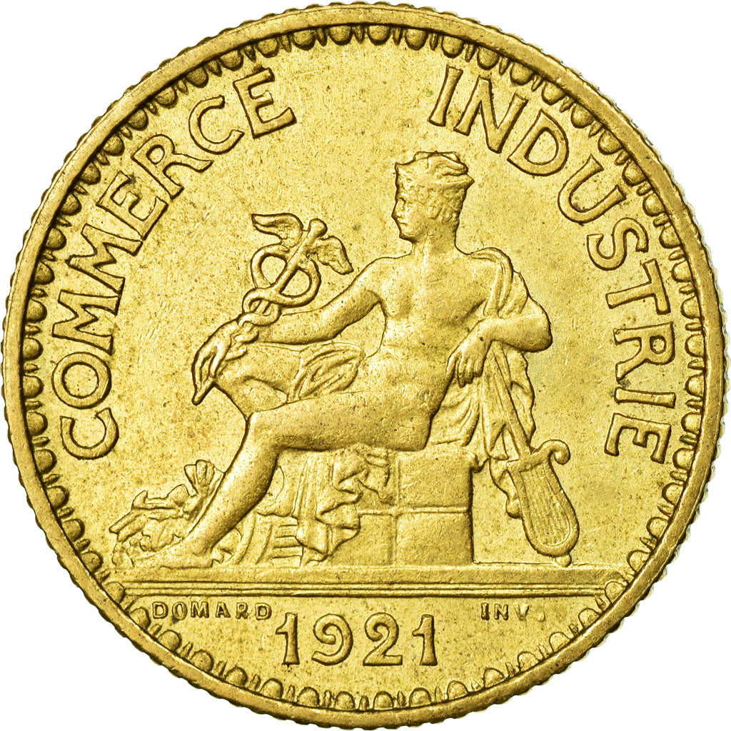 Coin, France, Chambre de commerce, Franc, 1921, Paris, MS(60-62)