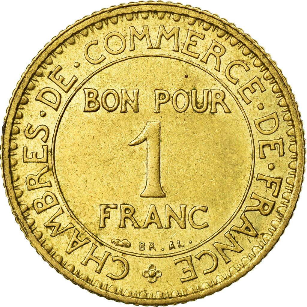 Coin, France, Chambre de commerce, Franc, 1921, Paris, MS(60-62)