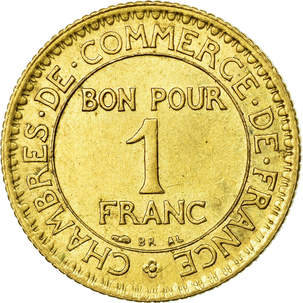 Coin, France, Chambre de commerce, Franc, 1922, Paris, MS(60-62)