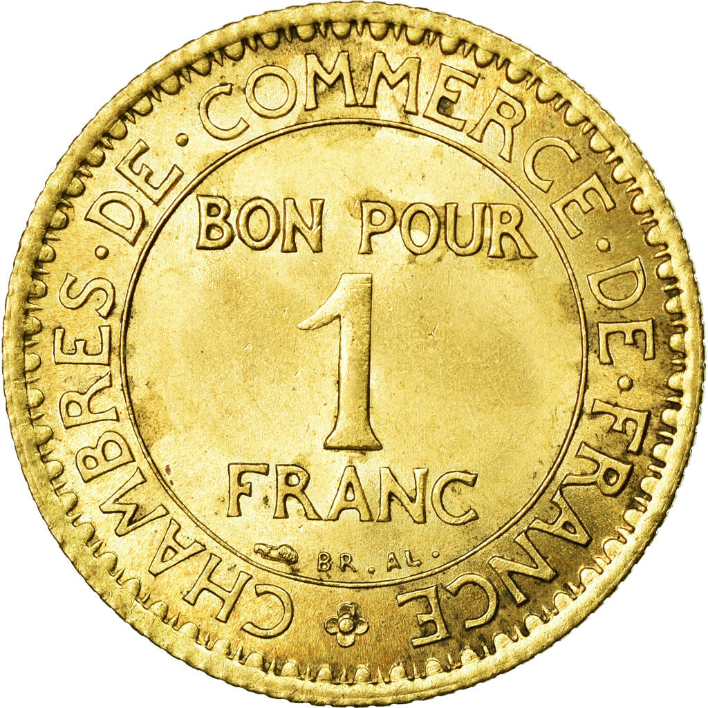 Coin, France, Chambre de commerce, Franc, 1922, Paris, MS(60-62)