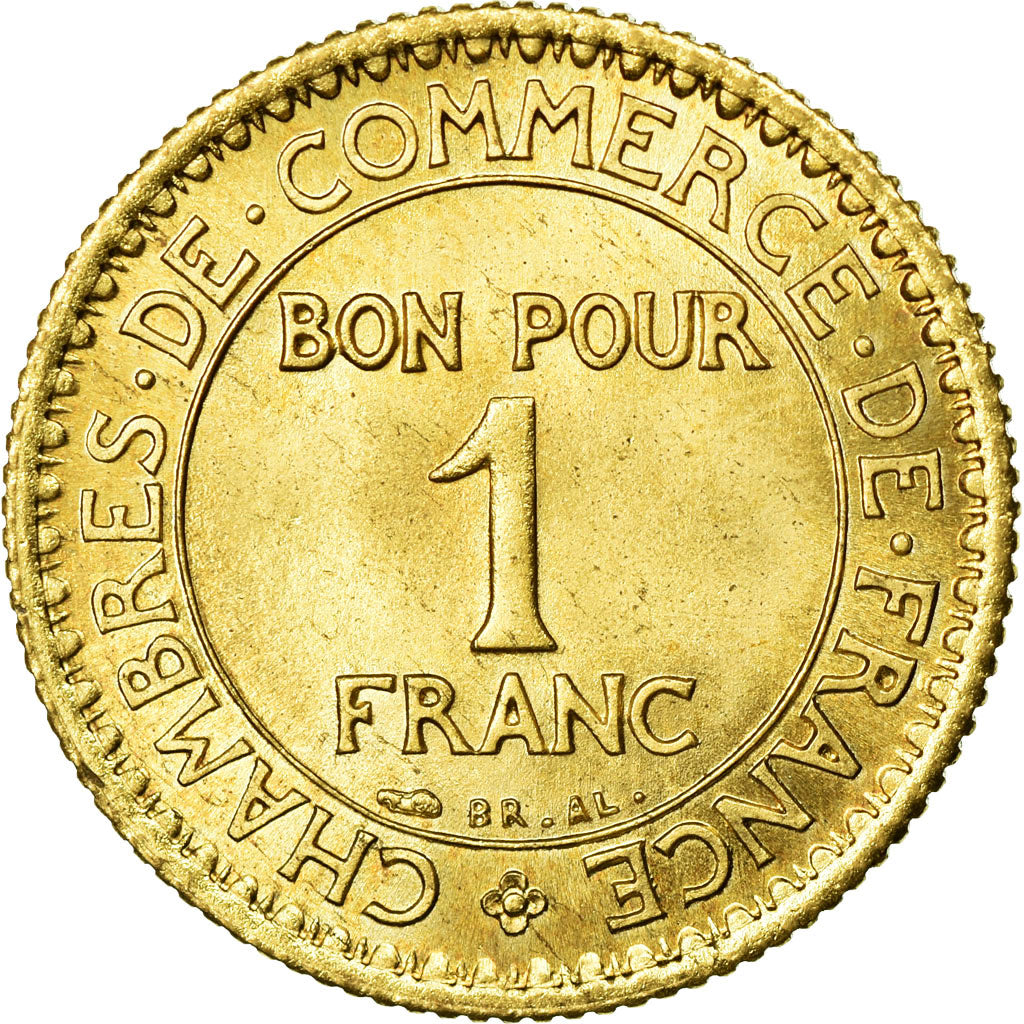 Coin, France, Chambre de commerce, Franc, 1922, Paris, MS(60-62)