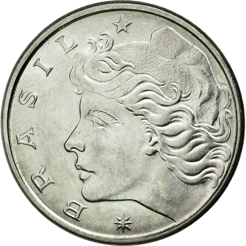 Coin, Brazil, 50 Centavos, 1978, MS(60-62), Stainless Steel, KM:580b