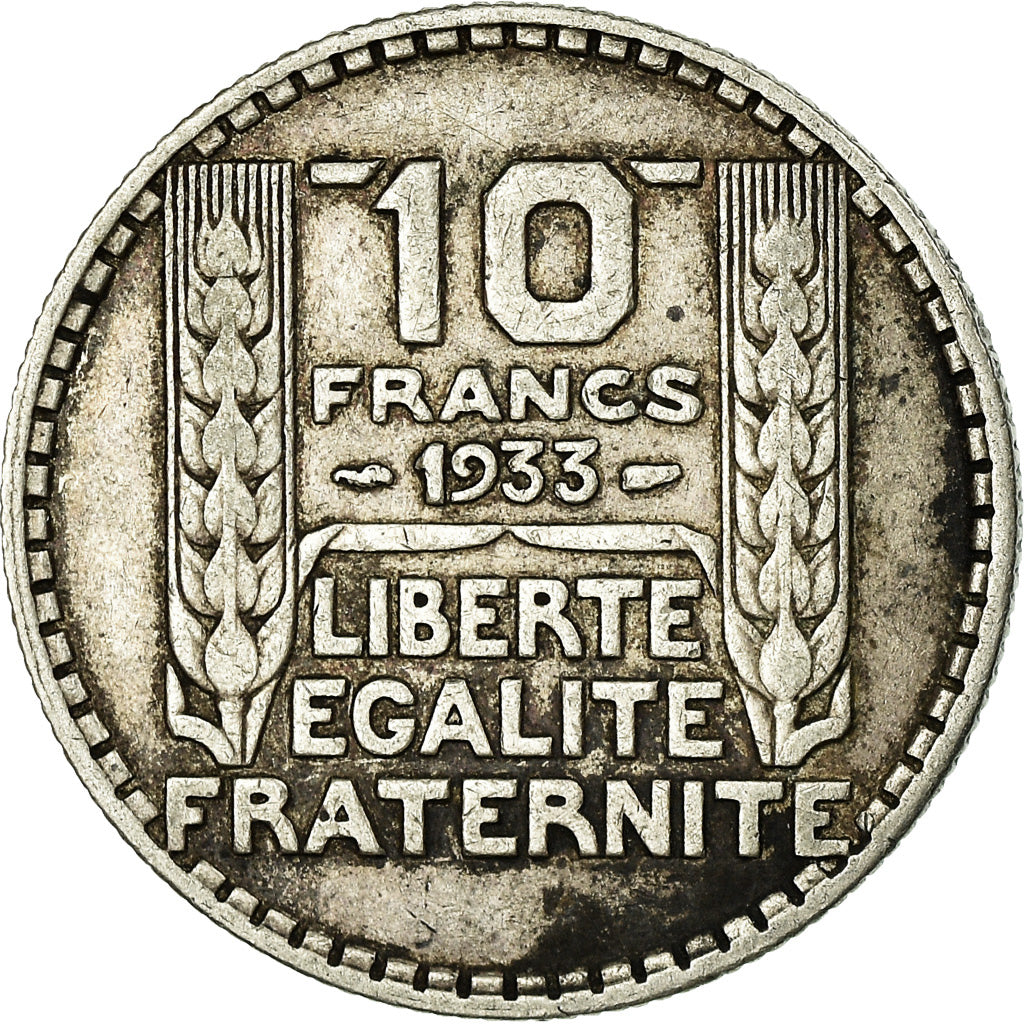 Coin, France, Turin, 10 Francs, 1933, Paris, VF(30-35), Silver, KM:878
