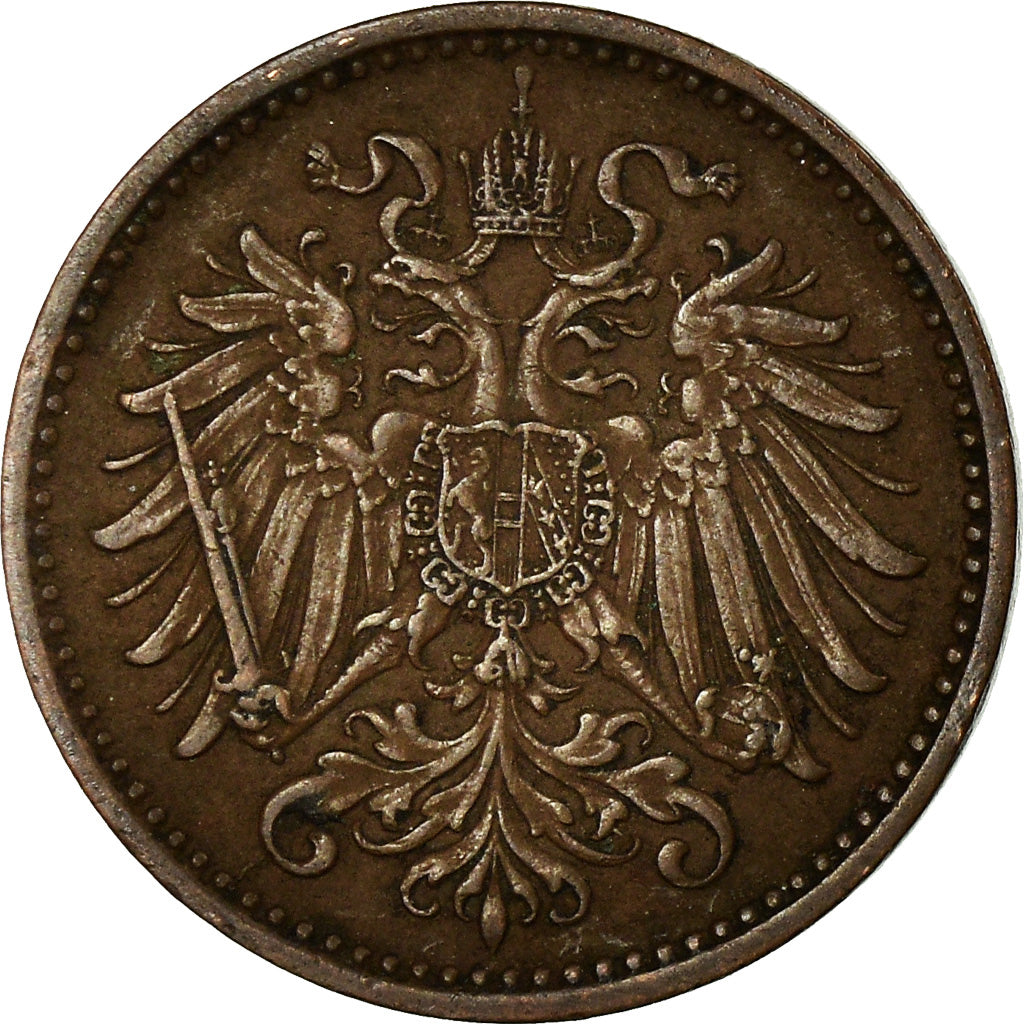 Coin, Austria, Franz Joseph I, Heller, 1895, EF(40-45), Bronze, KM:2800