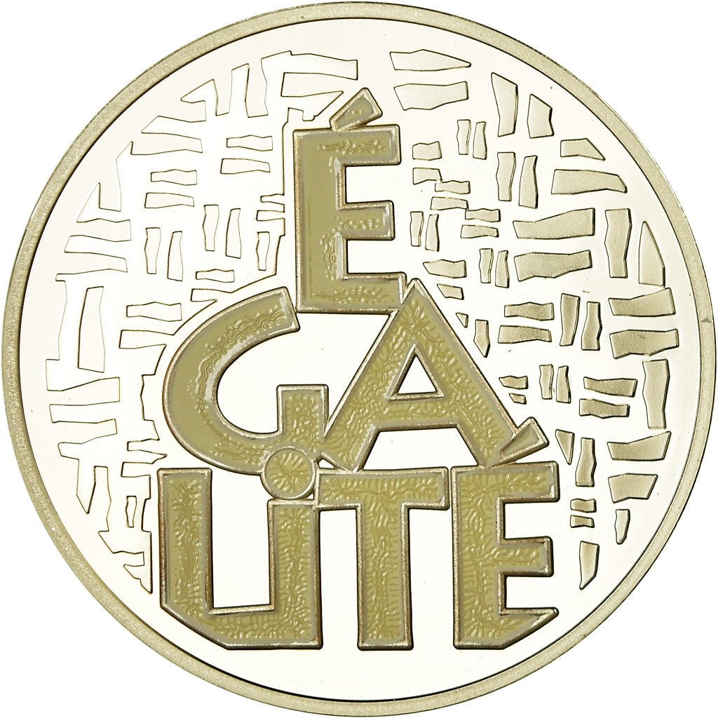 Munten, Frankrijk, Egalité, 6.55957 Francs, 2001, Paris, BE, FDC, Zilver