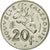 Moneta, Nuova Caledonia, 20 Francs, 1986, Paris, BB+, Nichel, KM:12