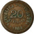 Moeda, Portugal, 20 Centavos, 1925, VF(30-35), Bronze, KM:574