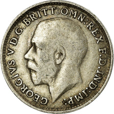Coin, Great Britain, George V, 3 Pence, 1918, VF(30-35), Silver, KM:813
