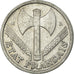 Francia, 1 Franc, Bazor, 1944, Beaumont-Le-Roger, Aluminio, BC+, Gadoury:471