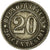 Moneda, Italia, Umberto I, 20 Centesimi, 1894, Berlin, MBC, Cobre - níquel