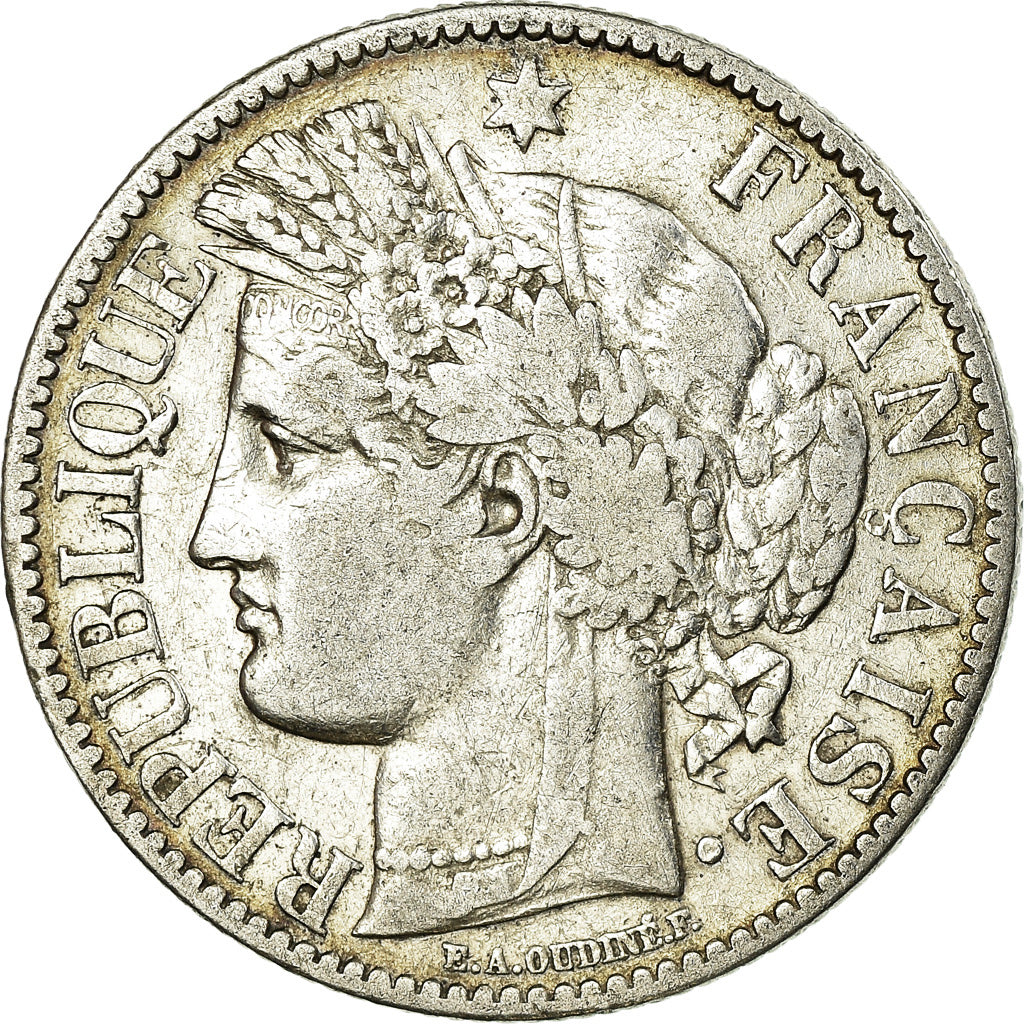 Coin, France, Cérès, 2 Francs, 1895, Paris, VF(30-35), Silver, KM:817.1