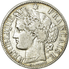 Coin, France, Cérès, 2 Francs, 1895, Paris, VF(30-35), Silver, KM:817.1