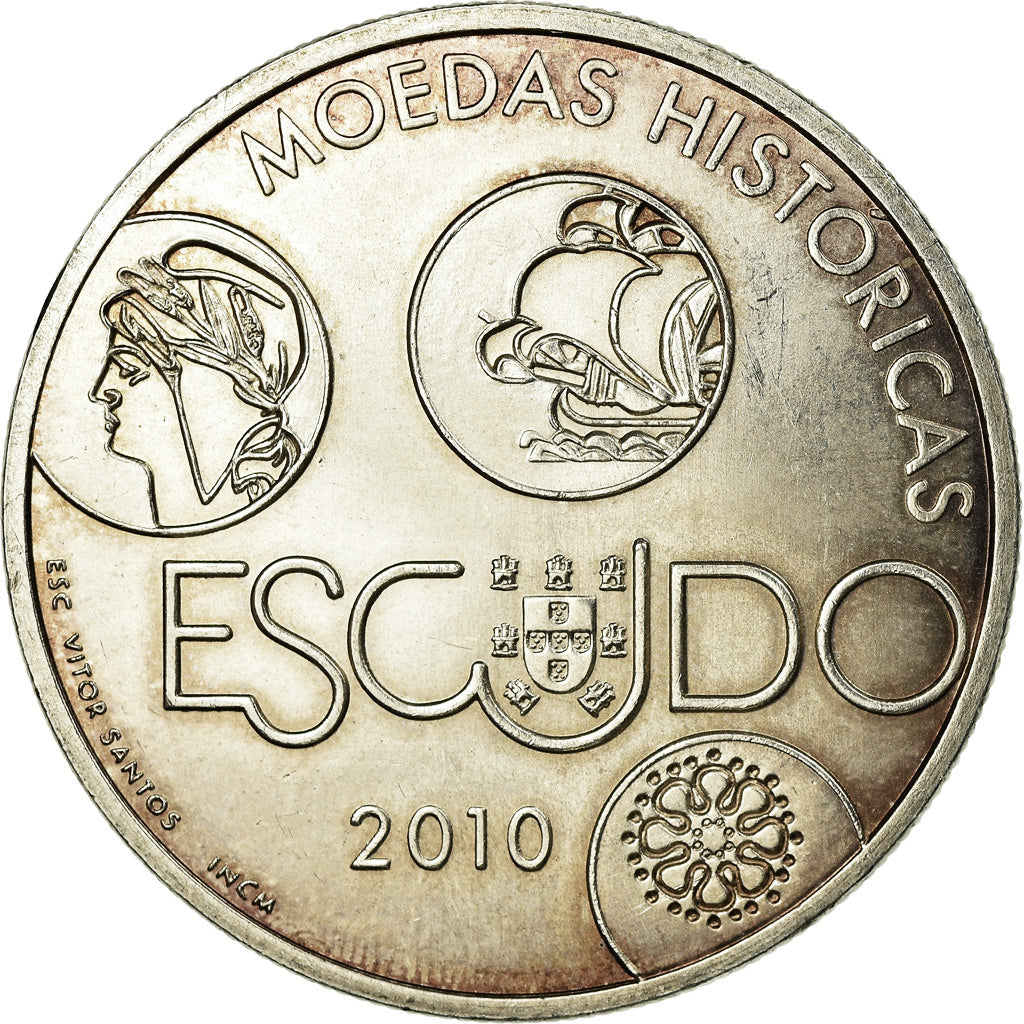 Portugal, 10 Euro, 2010, EBC, Plata, KM:803