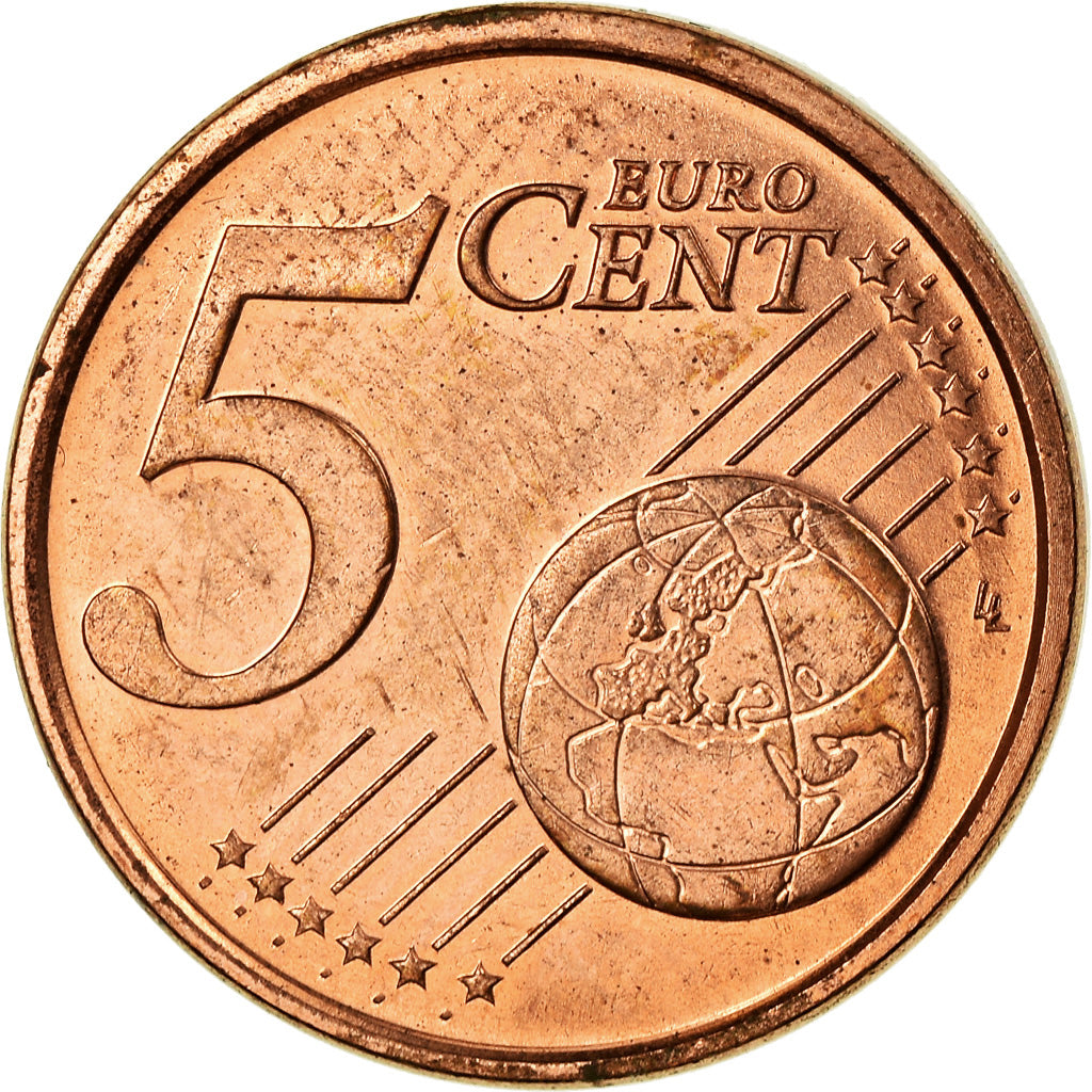 San Marino, 5 Euro Cent, 2006, MBC, Cobre chapado en acero, KM:442