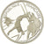 Münze, Frankreich, Free-style skier, 100 Francs, 1990, BE, STGL, Silber