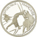 Münze, Frankreich, Free-style skier, 100 Francs, 1990, BE, STGL, Silber