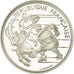 Coin, France, Hockey players, 100 Francs, 1991, BE, MS(65-70), Silver, KM:993