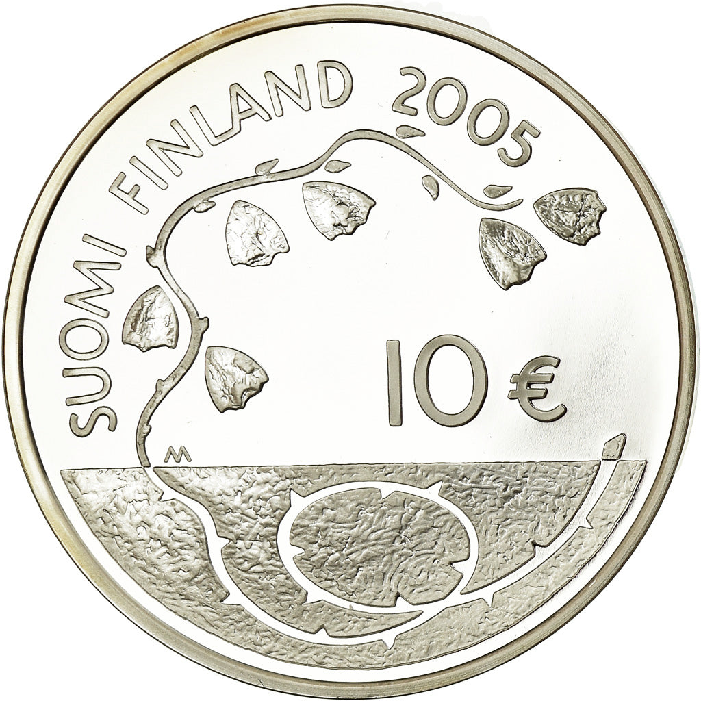 Finnland, 10 Euro, 60 ans de Paix en Europe, 2005, STGL, Silber, KM:120