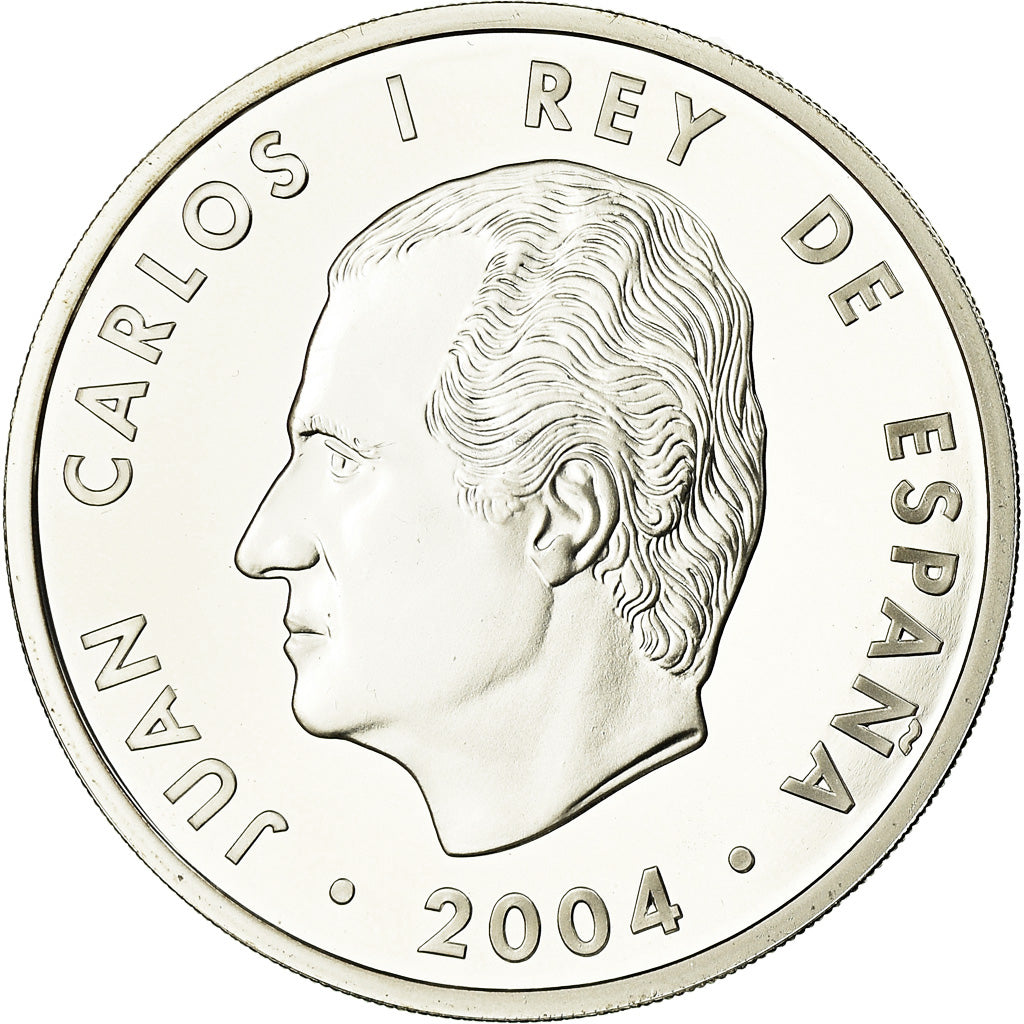 España, 10 Euro, 2004, Proof, FDC, Plata, KM:1099