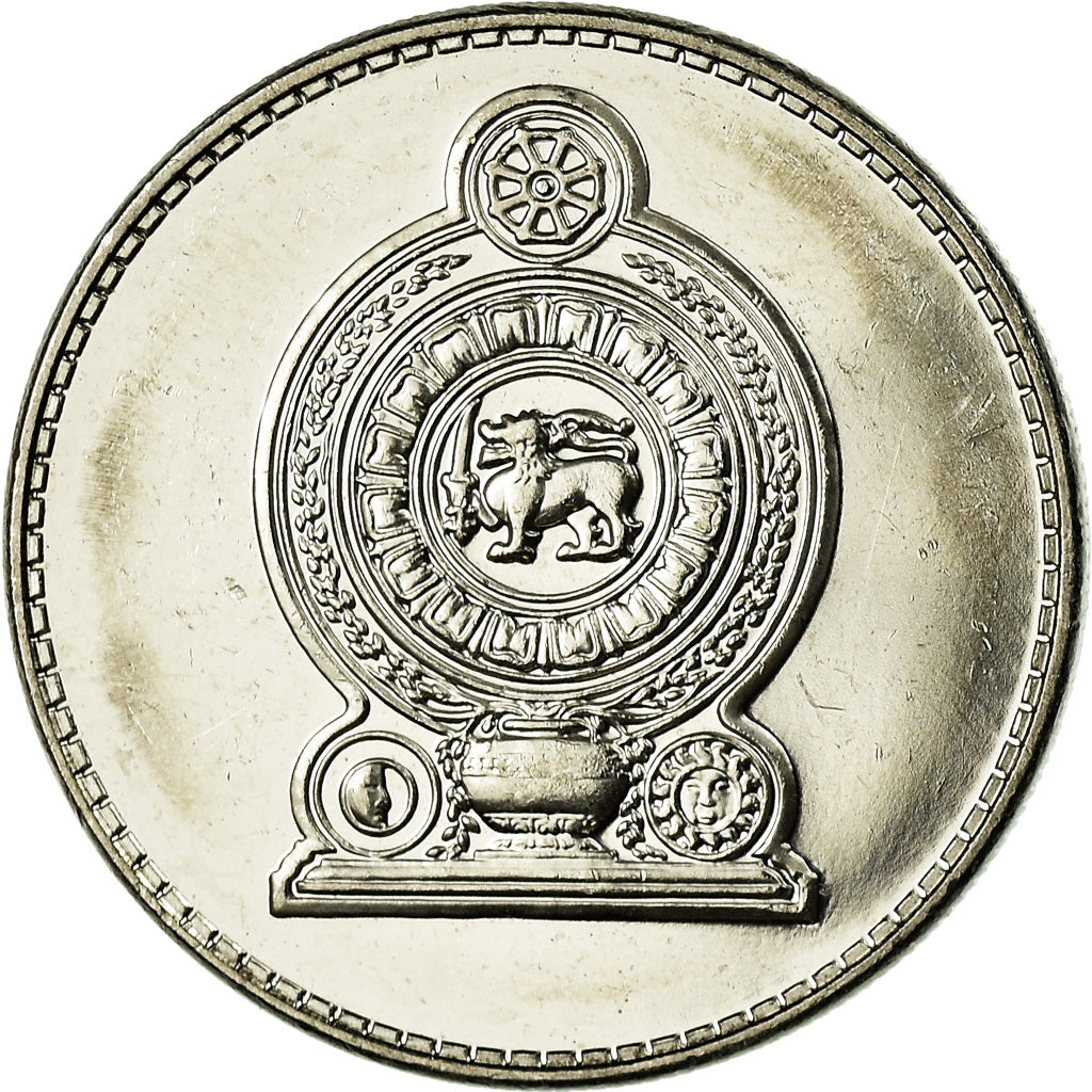 Moneta, Sri Lanka, Rupee, 2004, SPL, Acciaio ricoperto in nichel, KM:136a