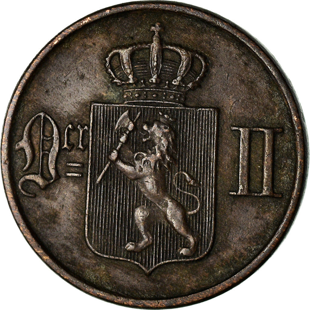Moneda, Noruega, Ore, 1893, MBC, Bronce, KM:352