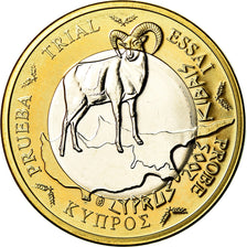 Cipro, Euro, 2003, unofficial private coin, SPL, Bi-metallico