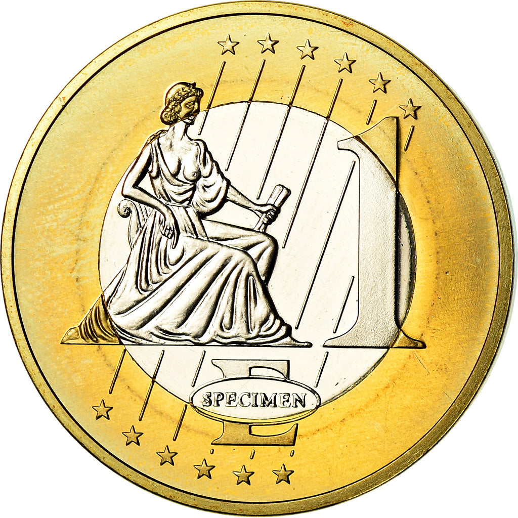 Cipro, Euro, 2003, unofficial private coin, SPL, Bi-metallico